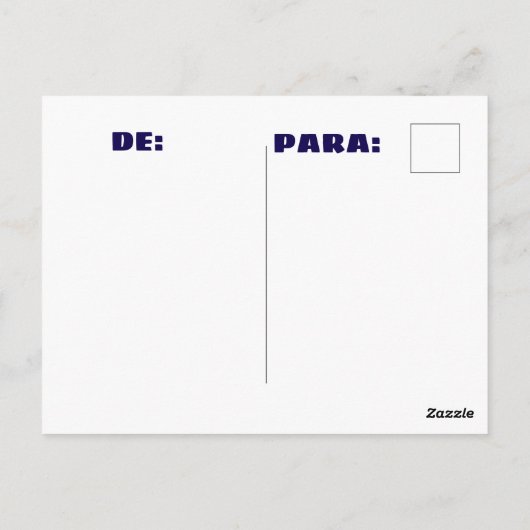  Honduras Puerto AMAPALA Retro poster Briefkaart (Achterkant)