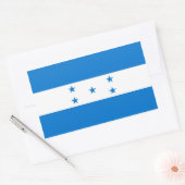 HONDURAS RECHTHOEKIGE STICKER (Envelop)