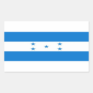 HONDURAS RECHTHOEKIGE STICKER
