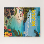 Honduras Reizen  Retro Poster Legpuzzel (Horizontaal)