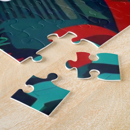 Honduras Reizen  Retro Poster Legpuzzel (Zijkant)