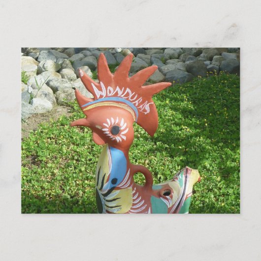 honduras rooster briefkaart (Voorkant)