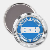 Honduras Round Emblem Magneet (Voorkant / Achterkant)