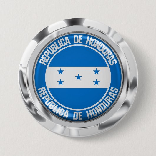 Honduras Round Emblem Ronde Button 7,6 Cm (Voorkant)