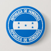 Honduras Round Emblem Ronde Button 7,6 Cm (Voorkant)