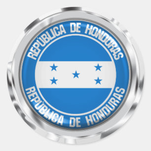 Honduras Round Emblem Ronde Sticker