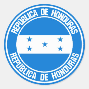 Honduras Round Emblem Ronde Sticker