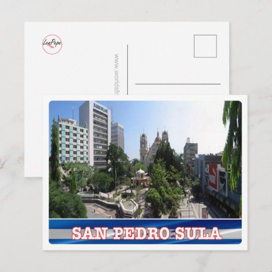 Honduras - San Pedro Sula - Briefkaart (Voorkant / Achterkant)