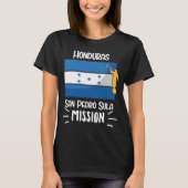 Honduras San Pedro Sula Mormon LDS Missie T-shirt (Voorkant)