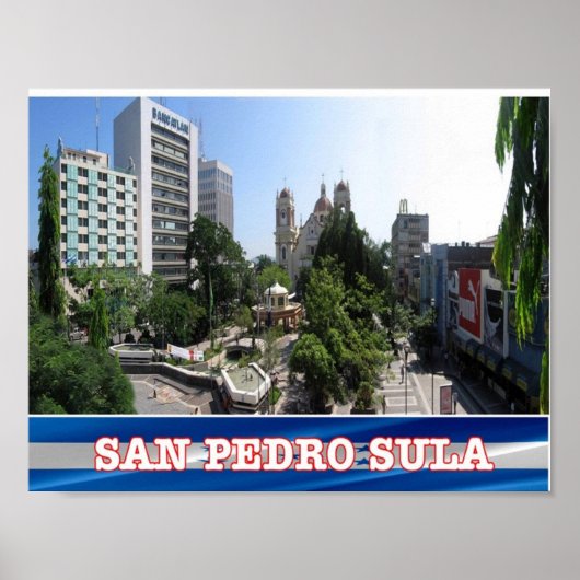 Honduras - San Pedro Sula - Poster (Voorkant)