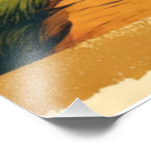  Honduras Santa Barbara Retro poster (Hoek)