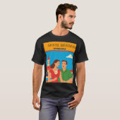  Honduras Santa Barbara Retro poster T-shirt (Voorkant volledig)