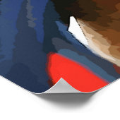 Honduras Scarlet Macaw Poster (Hoek)