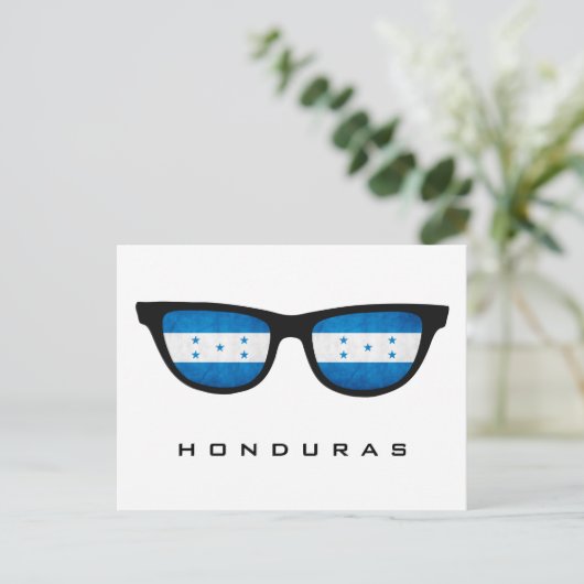 Honduras Shades aangepaste tekst en kleuren-briefk Briefkaart (Staand voorkant)