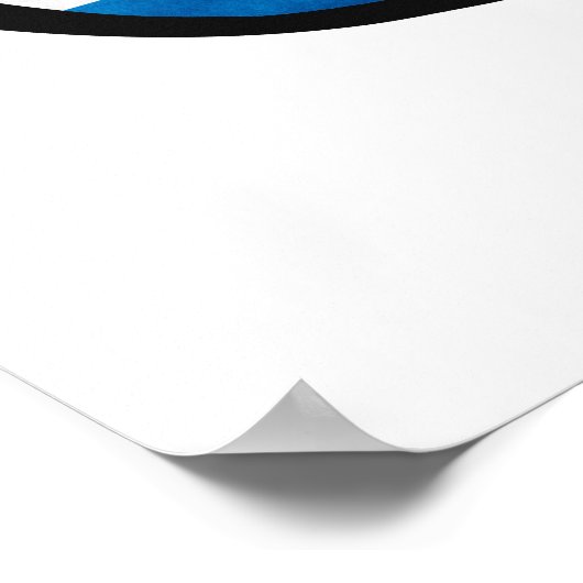 Honduras Shades aangepaste tekst en kleuren-poster Poster (Hoek)