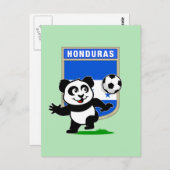 Honduras Soccer Panda Briefkaart (Voorkant / Achterkant)