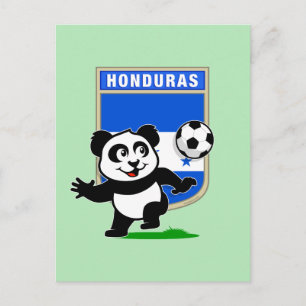 Honduras Soccer Panda Briefkaart