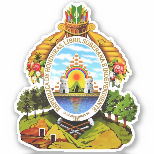 Honduras Sticker (Voorkant)
