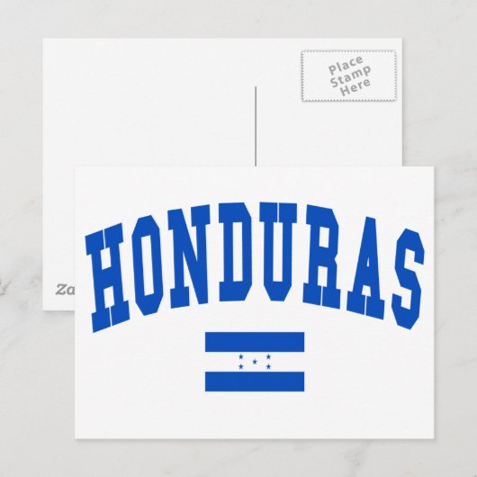 Honduras Style Briefkaart (Voorkant / Achterkant)