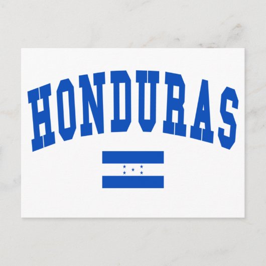 Honduras Style Briefkaart (Voorkant)