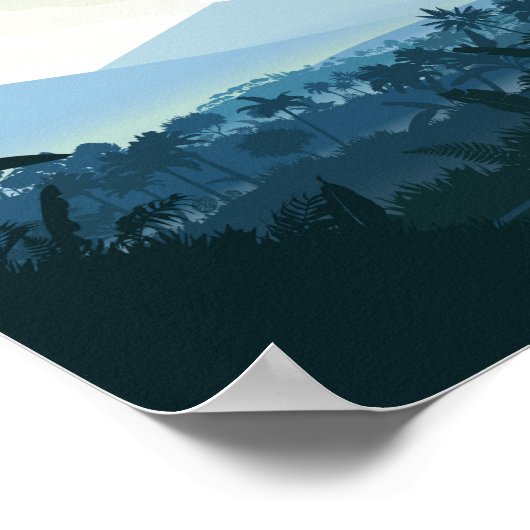 Honduras travel poster, print (Hoek)