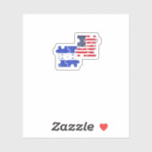 Honduras Usa Roots Vintage Honduran American Sticker (Vel)