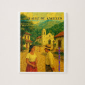 Honduras Valle de Angeles Retro poster Legpuzzel (Verticaal)