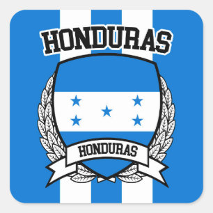 Honduras Vierkante Sticker