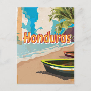 Honduras Vintage vakantieposter Briefkaart