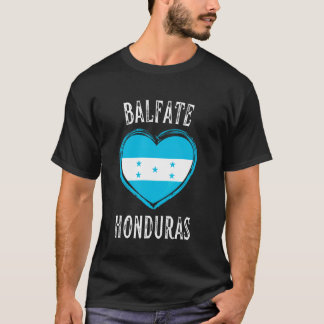 Honduras Vlag Hart Balfate Stad T-shirt