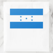 Honduras Vlag HN Rechthoekige Sticker (Tas)