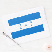 Honduras Vlag HN Rechthoekige Sticker (Envelop)