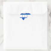 Honduras Vlag Kaart HN Ronde Sticker (Tas)