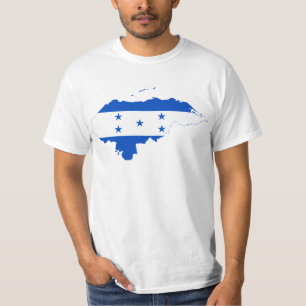 Honduras vlag Kaart HN T-shirt