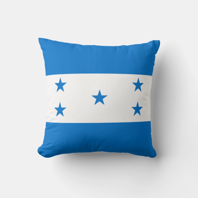 Honduras Vlag Kussen (Voorkant)