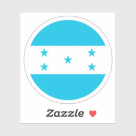 Honduras Vlag Ronde Sticker