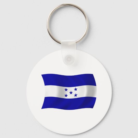 Honduras Vlag Sleutelhanger (Voorkant)