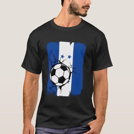 Honduras Voetbal T-shirt (Voorkant)