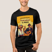  Honduras YUSCARAN Retro poster Tri-Blend Shirt (Voorkant)