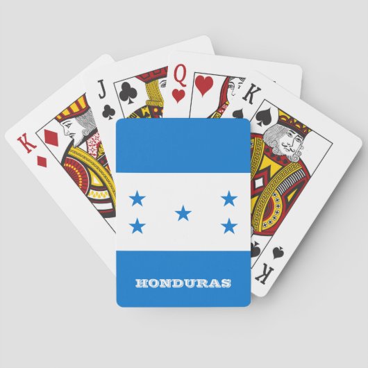 Hondurasan Flag Games, Honduras-speelkaarten Pokerkaarten (Achterkant)