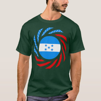 Hondurese Amerikaanse Multinationale Patriot Flag  T-shirt