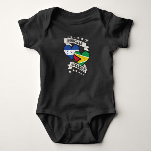Hondurese Guyanese hartvlaggen Honduras Guyana Romper