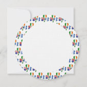 Hondurese Ierse Amerikaanse Shamrock Verjaardag Kaart (Achterkant)