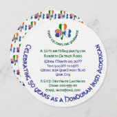 Hondurese Ierse Amerikaanse Shamrock Verjaardag Kaart (Voorkant / Achterkant)