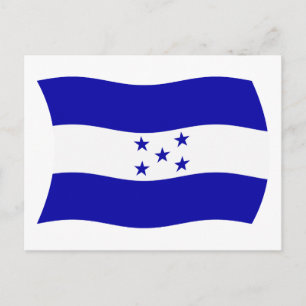 Hondurese Vlag Ansichtkaart Briefkaart