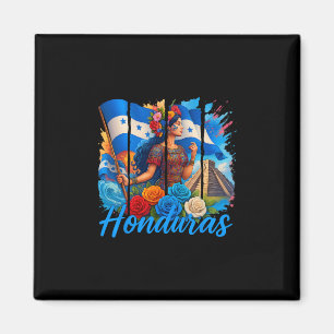 Hondurese Vlag Copan Honduras Reis Gezinsvakantie Magneet