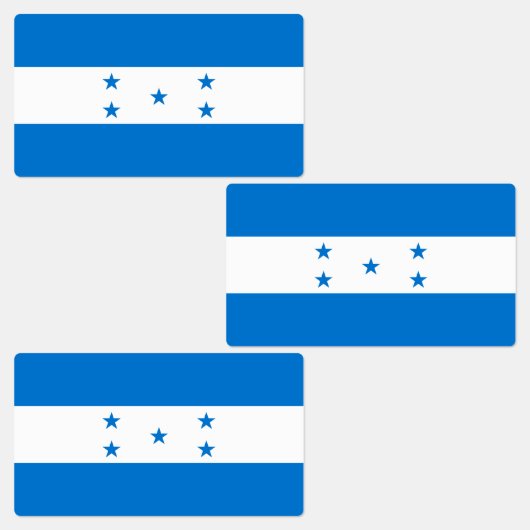 Hondurese vlag labels (Groep)