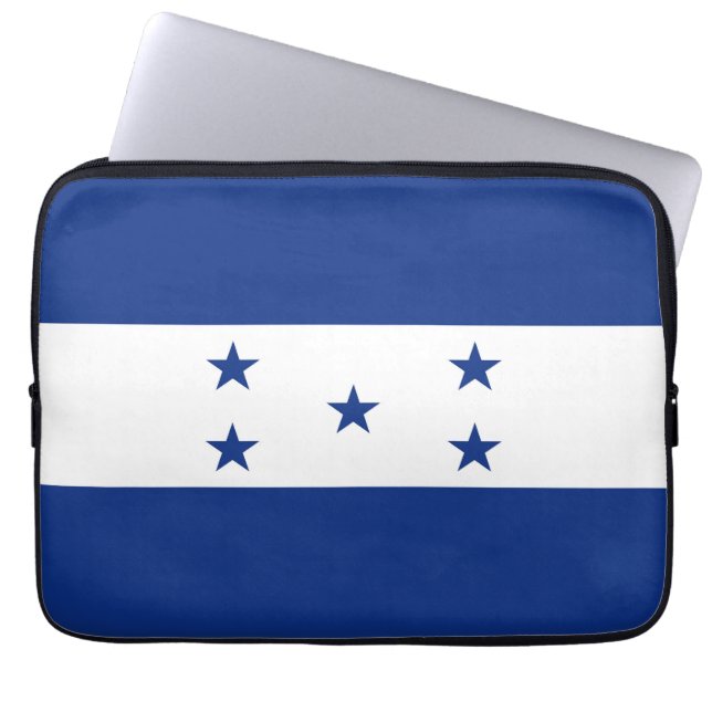 Hondurese vlag laptop sleeve (Voorkant)
