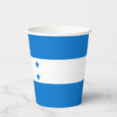 Hondurese vlag papieren bekers (Achterkant)