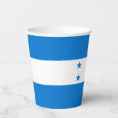 Hondurese vlag papieren bekers (Voorkant)